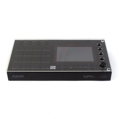 Mpc live one with custom acrylic case top tp protect against dust and scratches.