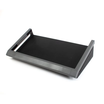 Retro stand for MPC Live 1 2017 model shown with beige vinyl skin.