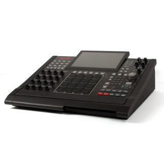 Black angled stand for akai MPC X.
