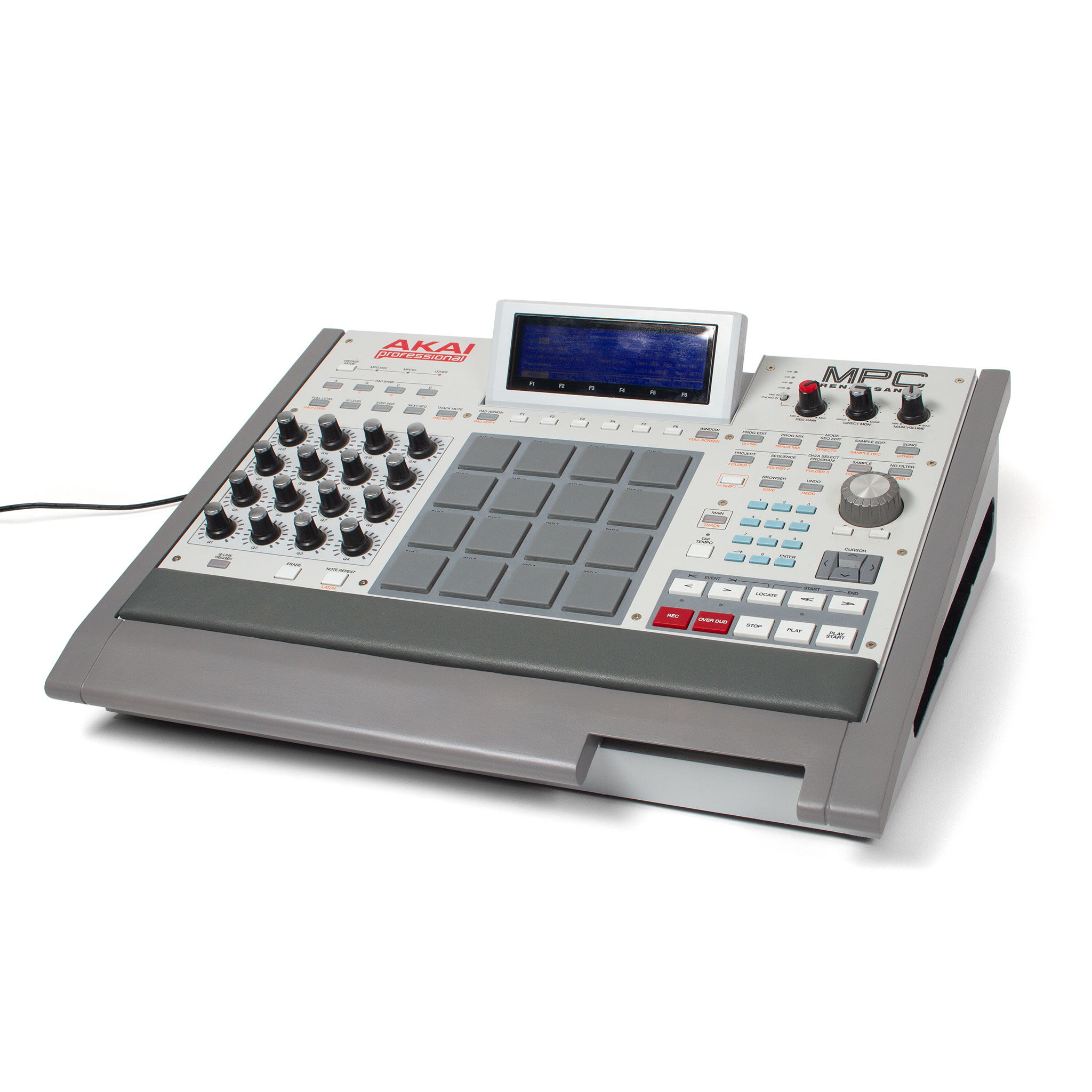 Akai MPC Renaissance controller in console style stand similar to the mpc 3000.